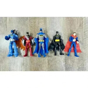 Batman Superman Action Figure Lot DC Comics 2011 2012 Mattel Ninja Power Attack